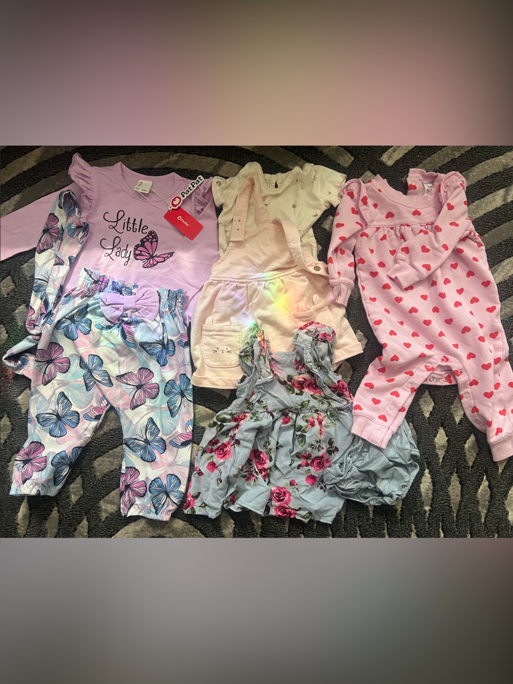 Baby Girls Bundle - Pink, Lavender, Gray